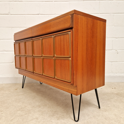 McIntosh Vintage Mid Century Danish Design Compact Teak Retro Sideboard