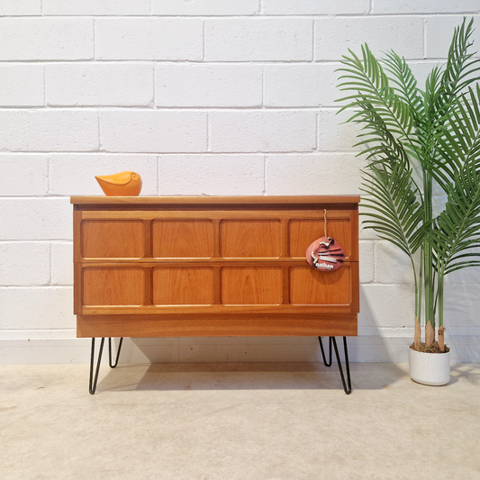 Nathan Vintage Mid Century Danish Design Chest of Drawers