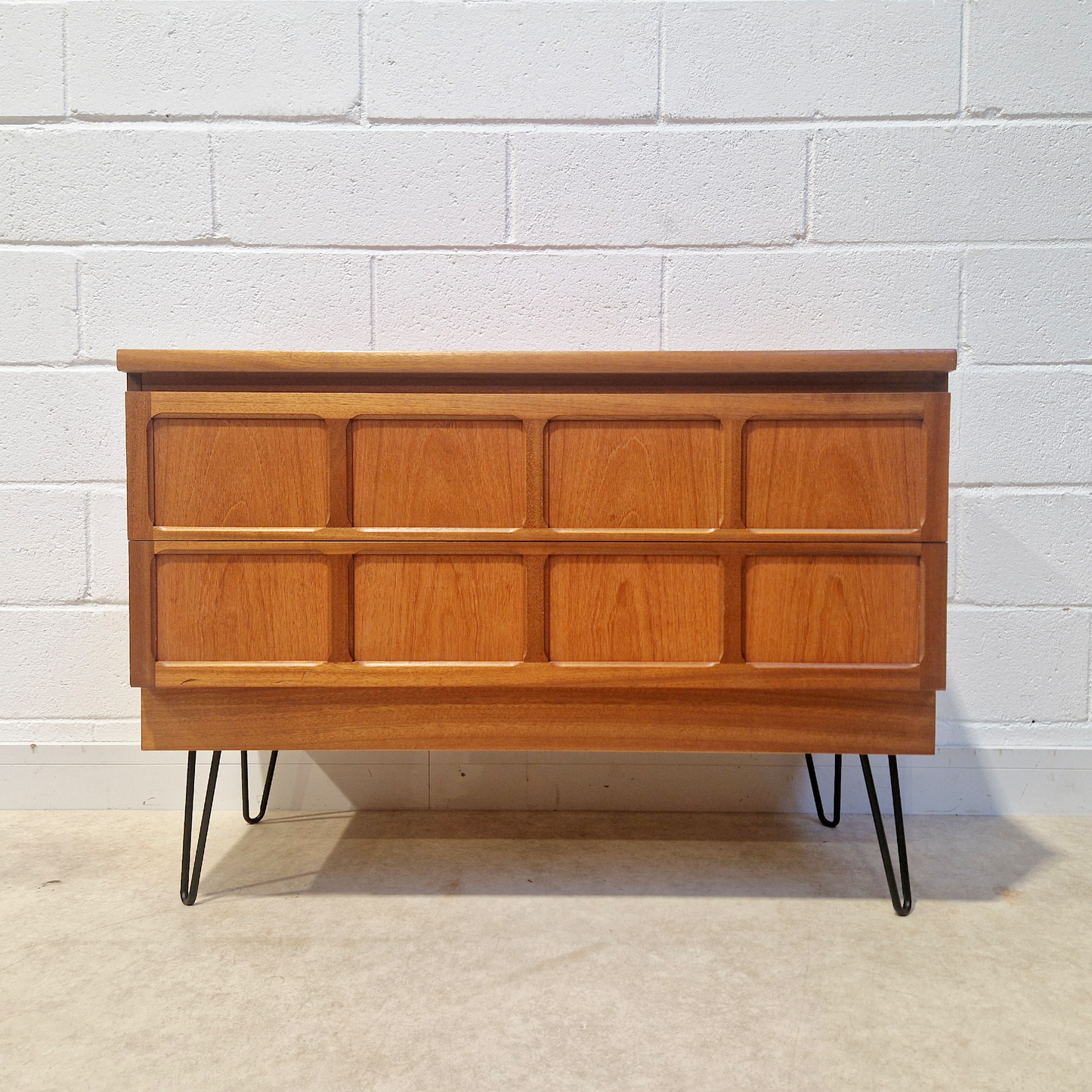 Nathan Vintage Mid Century Danish Design Chest of Drawers