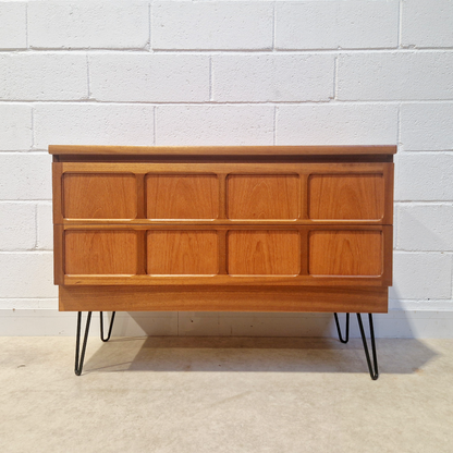Nathan Vintage Mid Century Danish Design Chest of Drawers