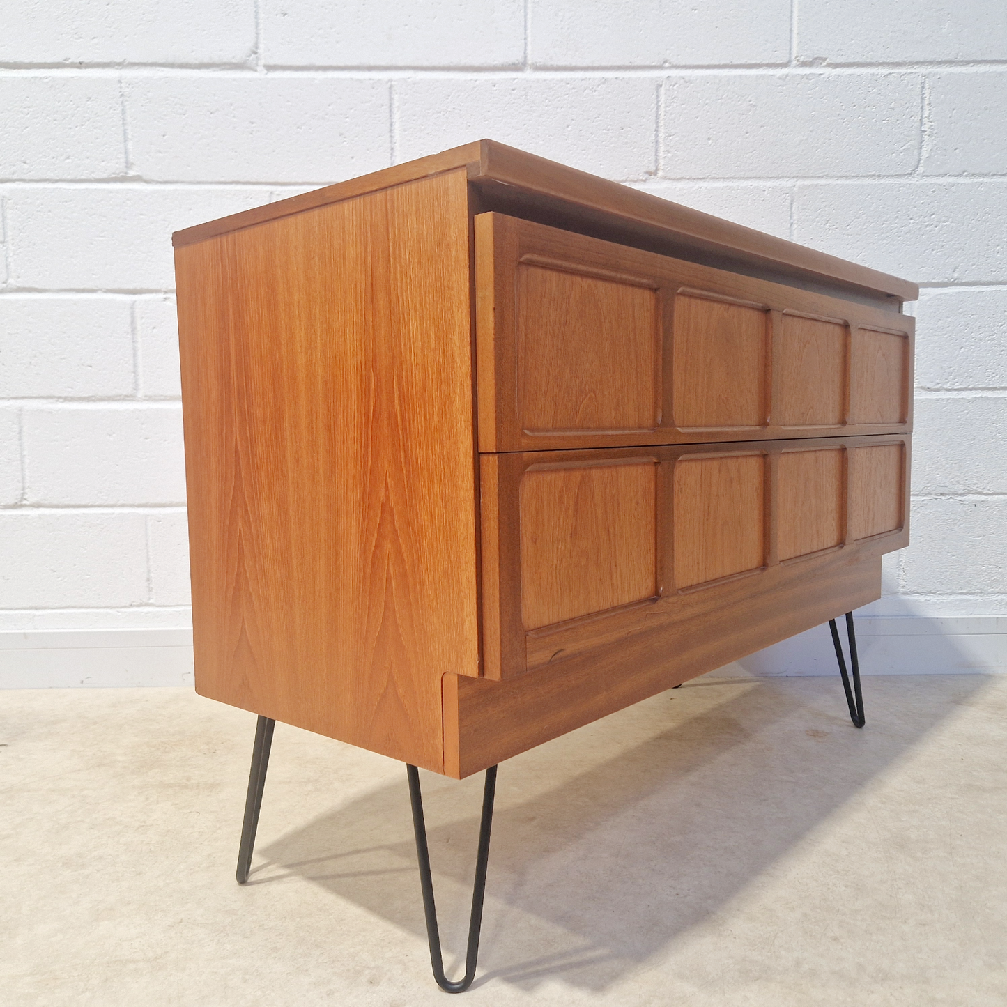 Nathan Vintage Mid Century Danish Design Chest of Drawers