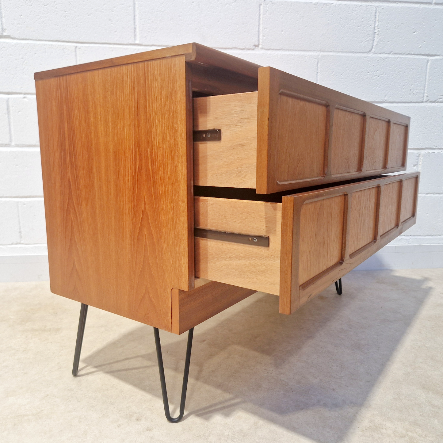 Nathan Vintage Mid Century Danish Design Chest of Drawers