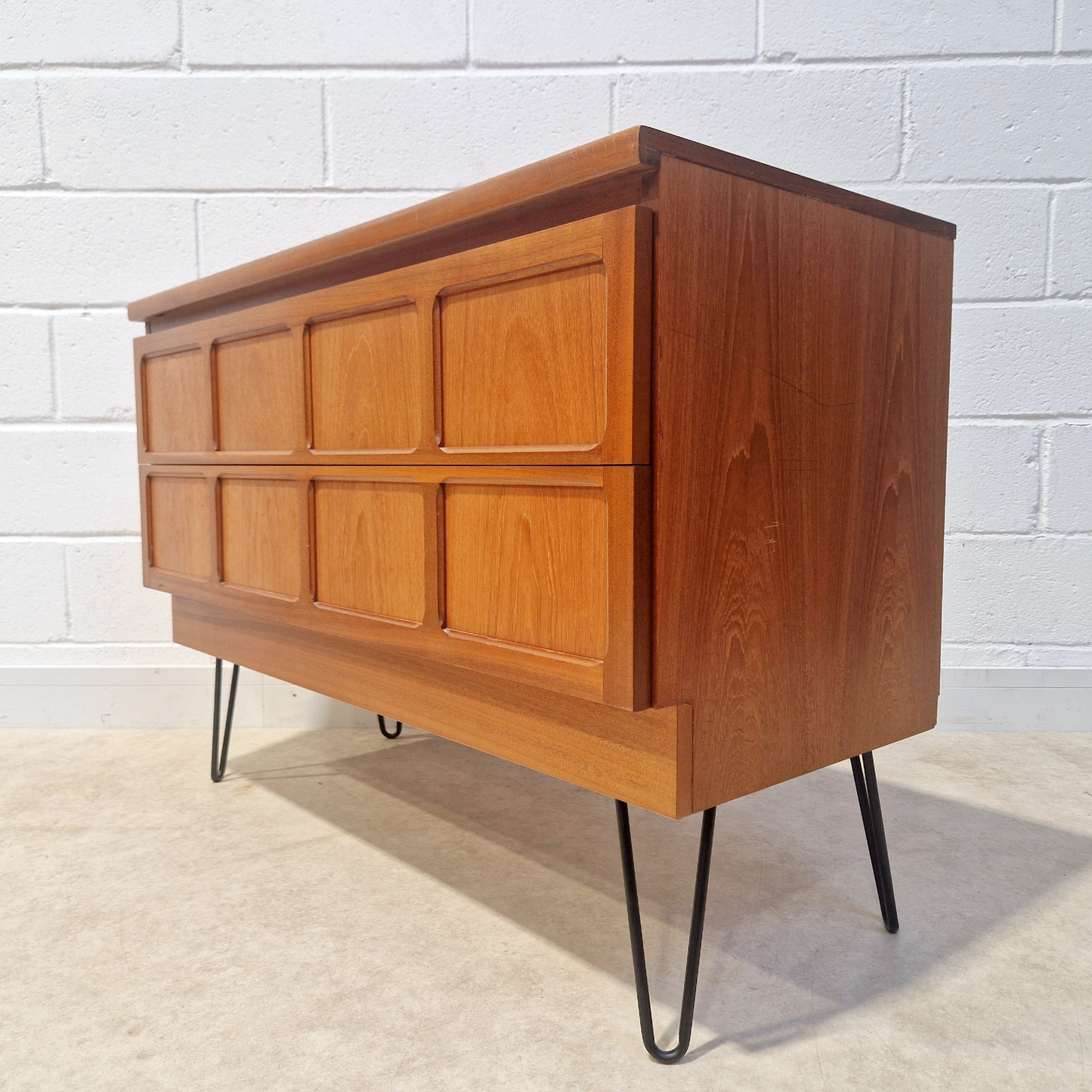 Nathan Vintage Mid Century Danish Design Chest of Drawers
