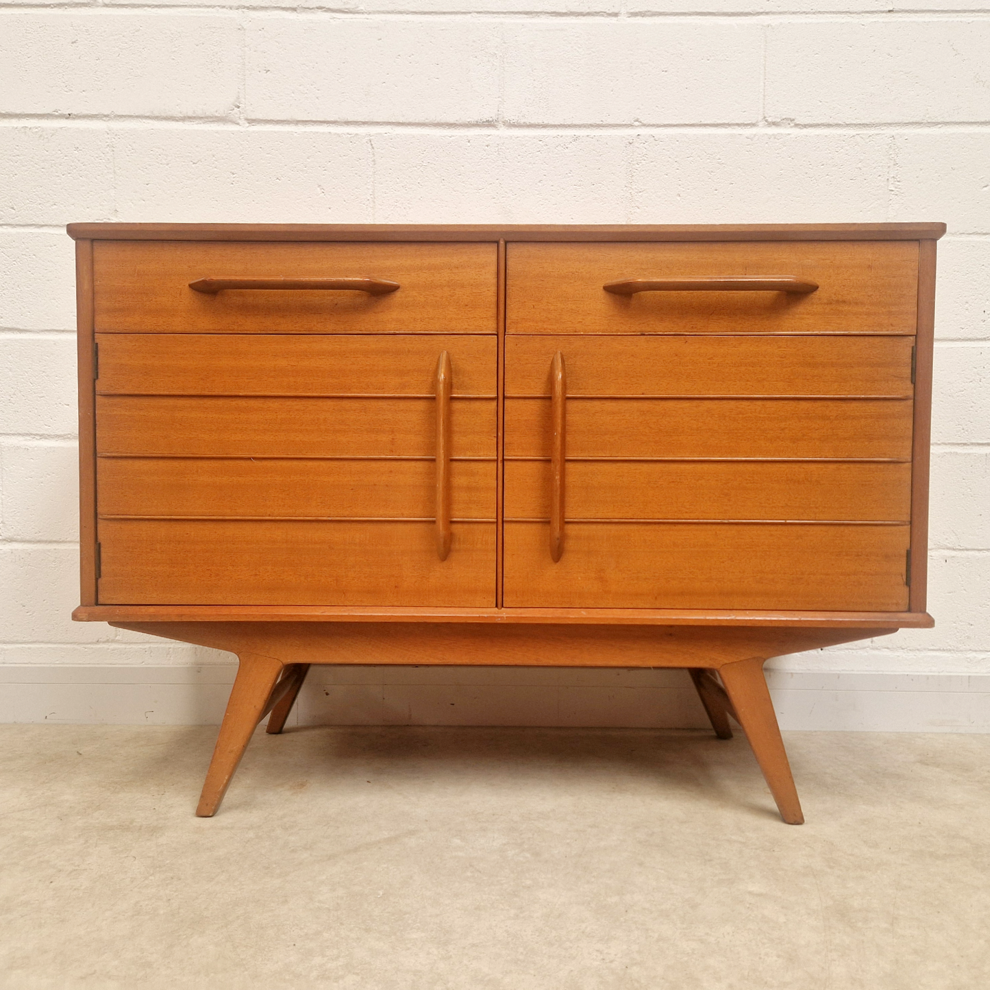 Rare G Plan Redford Vintage Mid Century Light Teak 1950s Sideboard Buffet Credenza