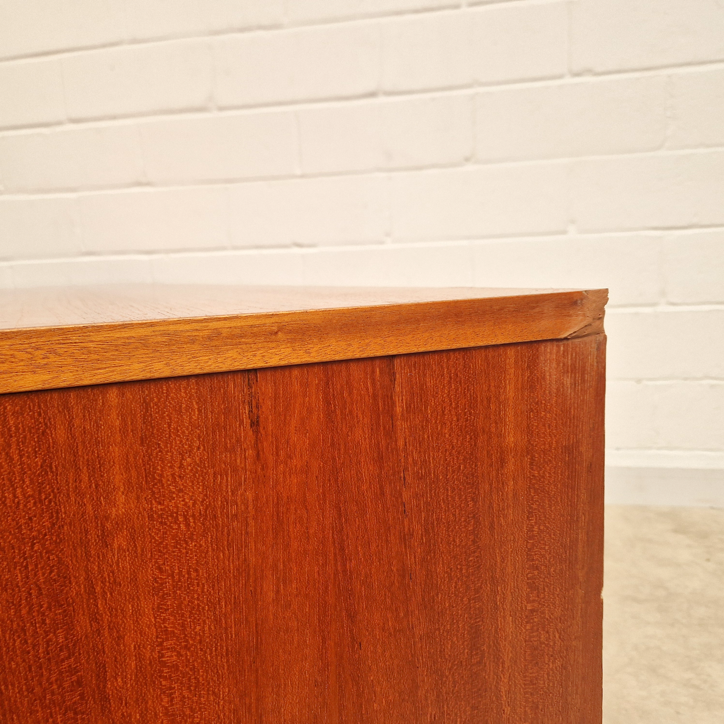 William Lawrence Vintage Mid Century Danish Design Long Sideboard LP Storage