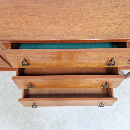 Portwood Vintage Mid Century Golden Teak 1960s Danish Design Sideboard Credenza