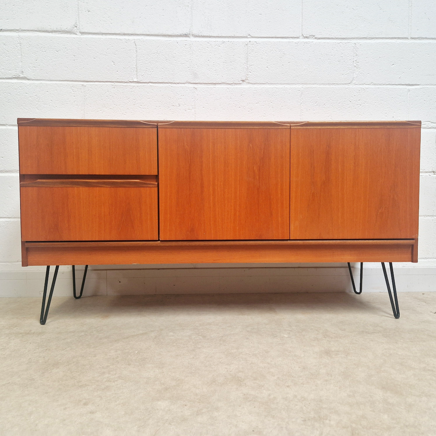 William Morris Vintage Golden Teak Mid Century Danish Design Sideboard