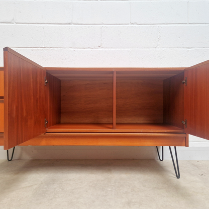 William Morris Vintage Golden Teak Mid Century Danish Design Sideboard