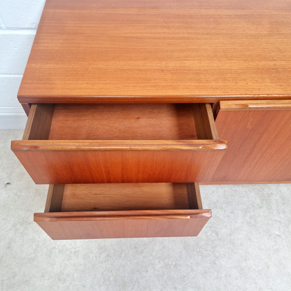 William Morris Vintage Golden Teak Mid Century Danish Design Sideboard