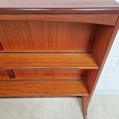 G Plan Fresco Vintage Mid Century Solid Teak Double Length Danish Design Bookcase