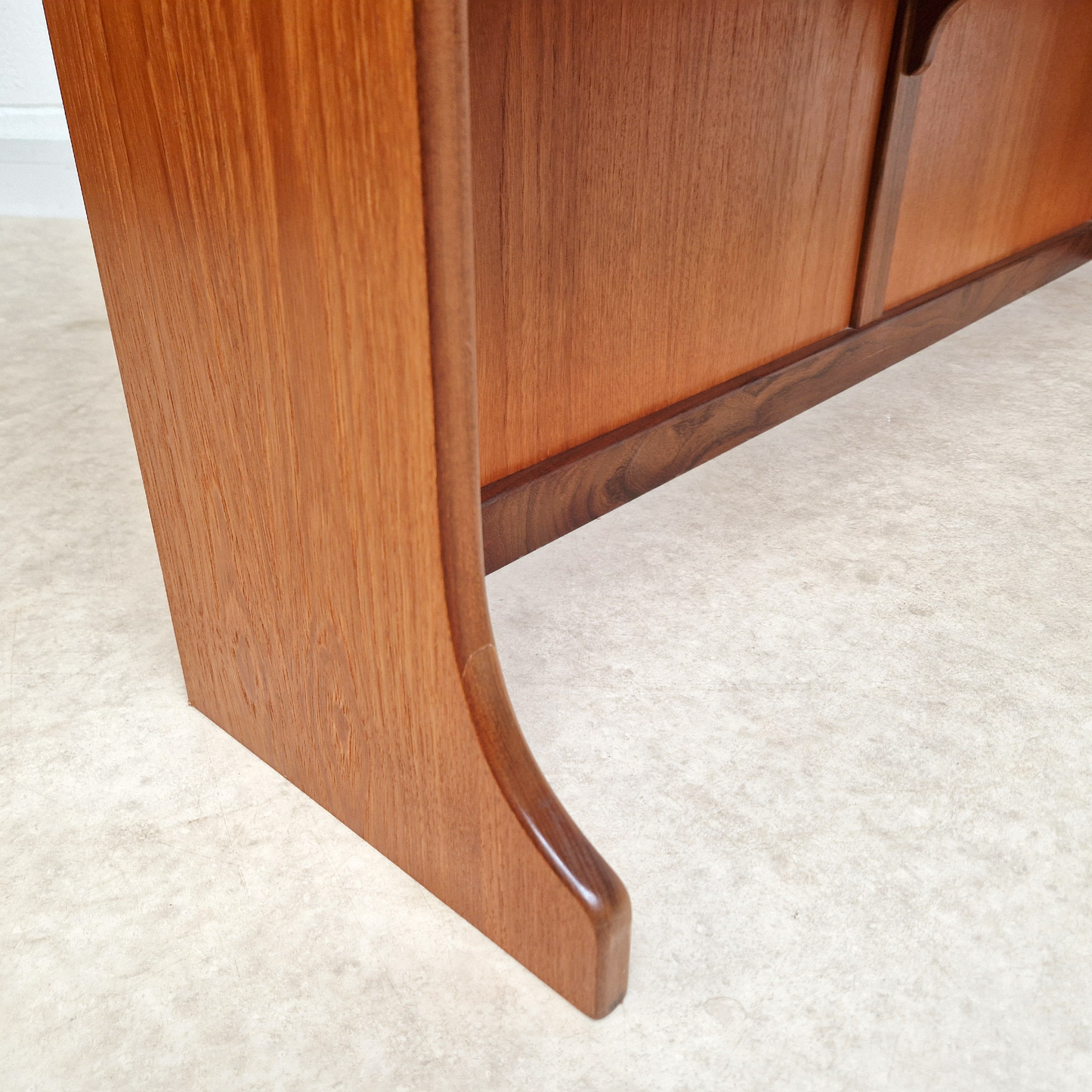 G Plan Fresco Vintage Mid Century Solid Teak Double Length Danish Design Bookcase