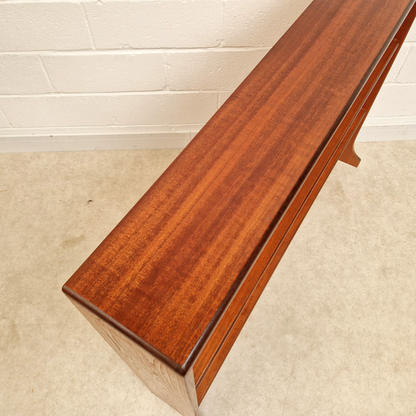 G Plan Fresco Vintage Mid Century Solid Teak Double Length Danish Design Bookcase