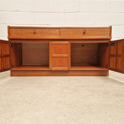Nathan Parker Knoll Vintage Mid Century Danish Design Sideboard Media LP Storage PG272