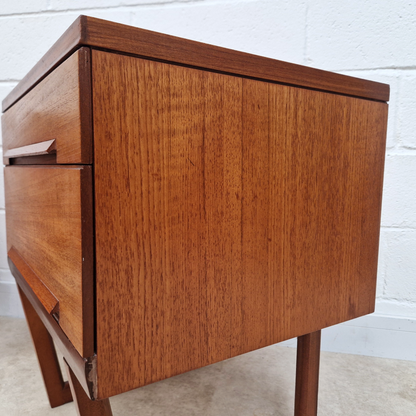 White & Newton Vintage Mid Century Danish Design Pair Chest of Drawers