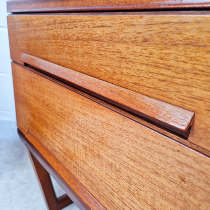 White & Newton Vintage Mid Century Danish Design Pair Chest of Drawers