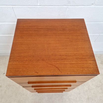 White & Newton Vintage Mid Century Danish Design Tallboy Chest of Drawers