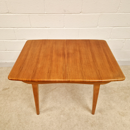 Nathan Vintage Mid Century Danish Design Extending Table & Chair Dining Set