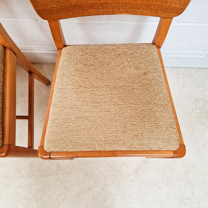 Nathan Vintage Mid Century Danish Design Extending Table & Chair Dining Set