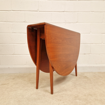Vintage Mid Century Teak Danish Design Drop Leaf Dining Table PG281