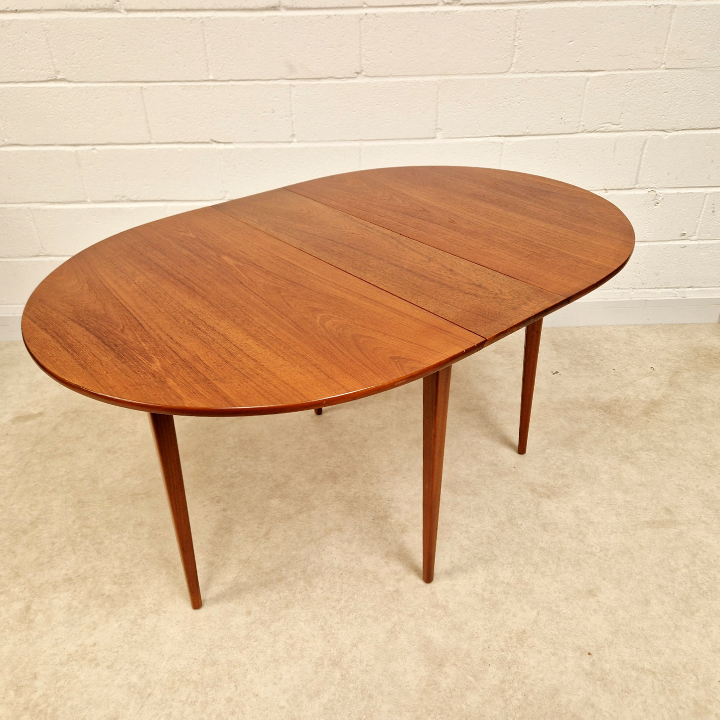 Vintage Mid Century Teak Danish Design Drop Leaf Dining Table PG281