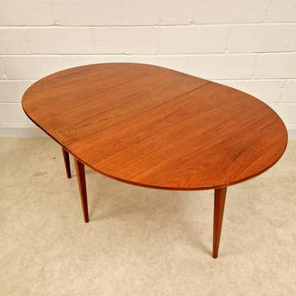 Vintage Mid Century Teak Danish Design Drop Leaf Dining Table PG281