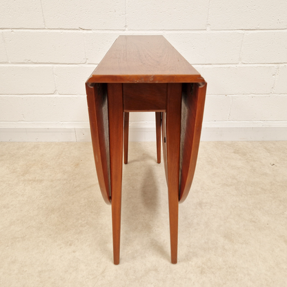 Vintage Mid Century Teak Danish Design Drop Leaf Dining Table PG281