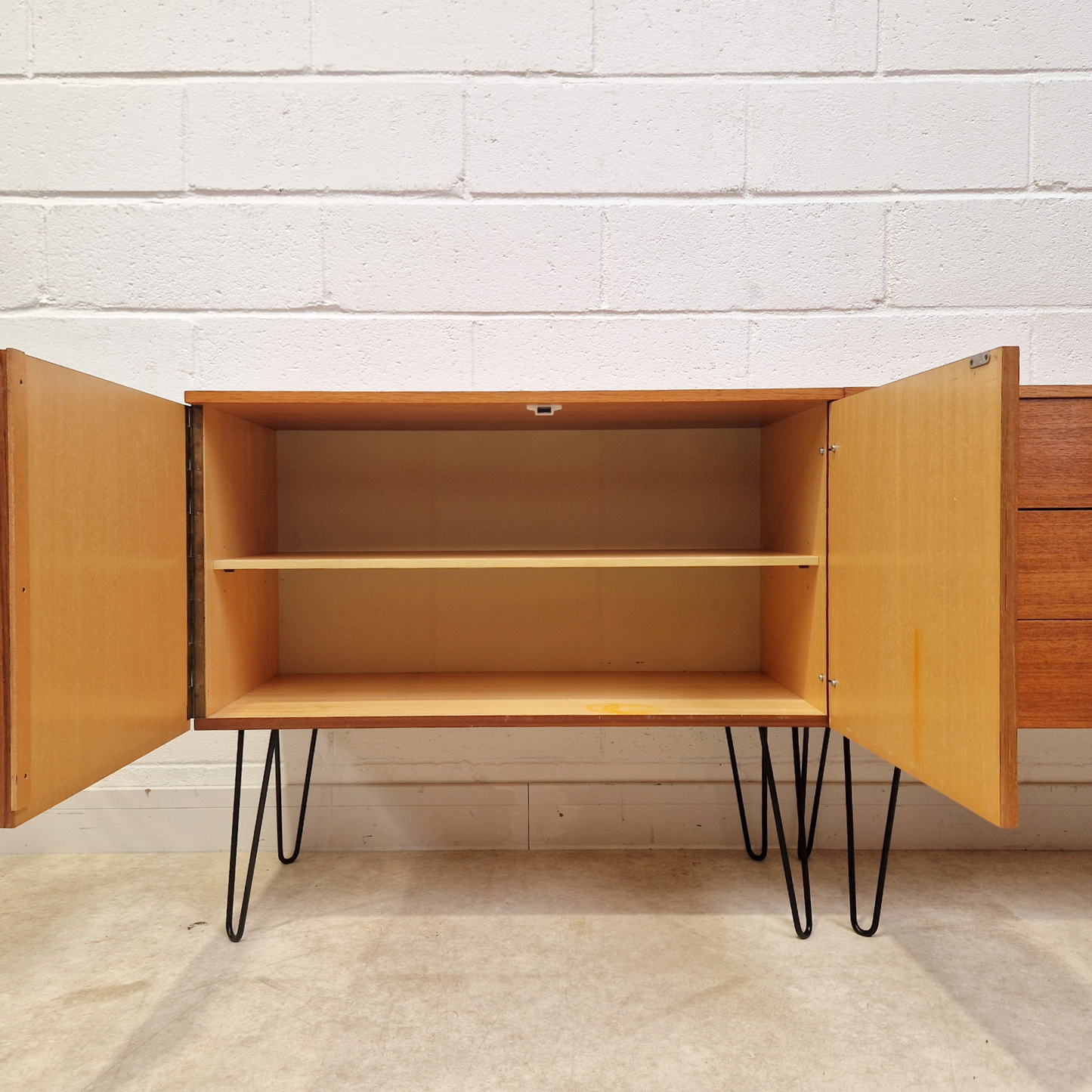 Vintage Mid Century Danish Design Medium Teak Modular Sideboard Cabinet
