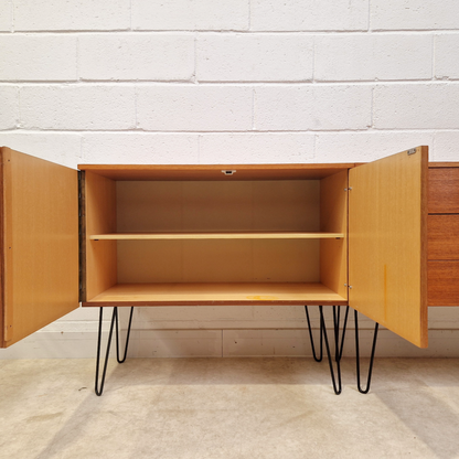 Vintage Mid Century Danish Design Medium Teak Modular Sideboard Cabinet
