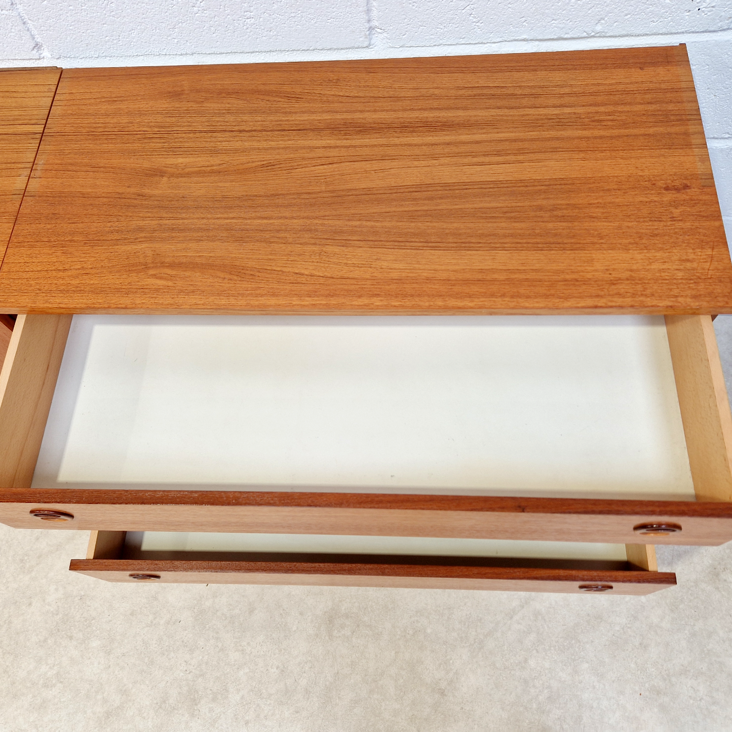 Vintage Mid Century Danish Design Medium Teak Modular Sideboard Cabinet