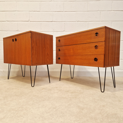 Vintage Mid Century Danish Design Medium Teak Modular Sideboard Cabinet
