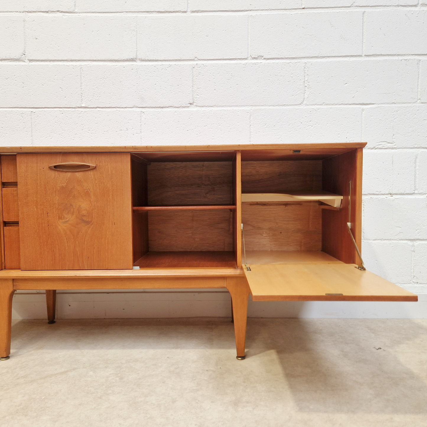 Jentique Vintage Mid Century 1960s Danish Design Sideboard Credenza