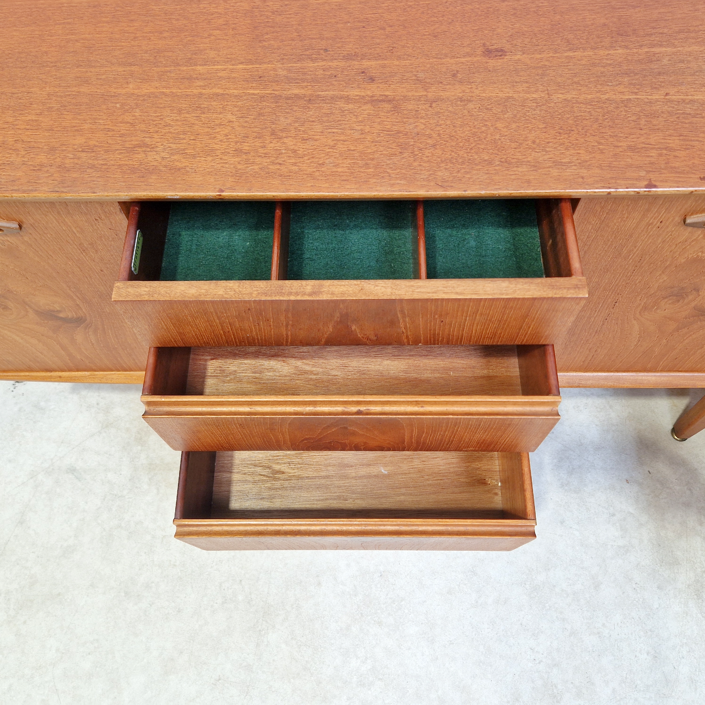 Jentique Vintage Mid Century 1960s Danish Design Sideboard Credenza