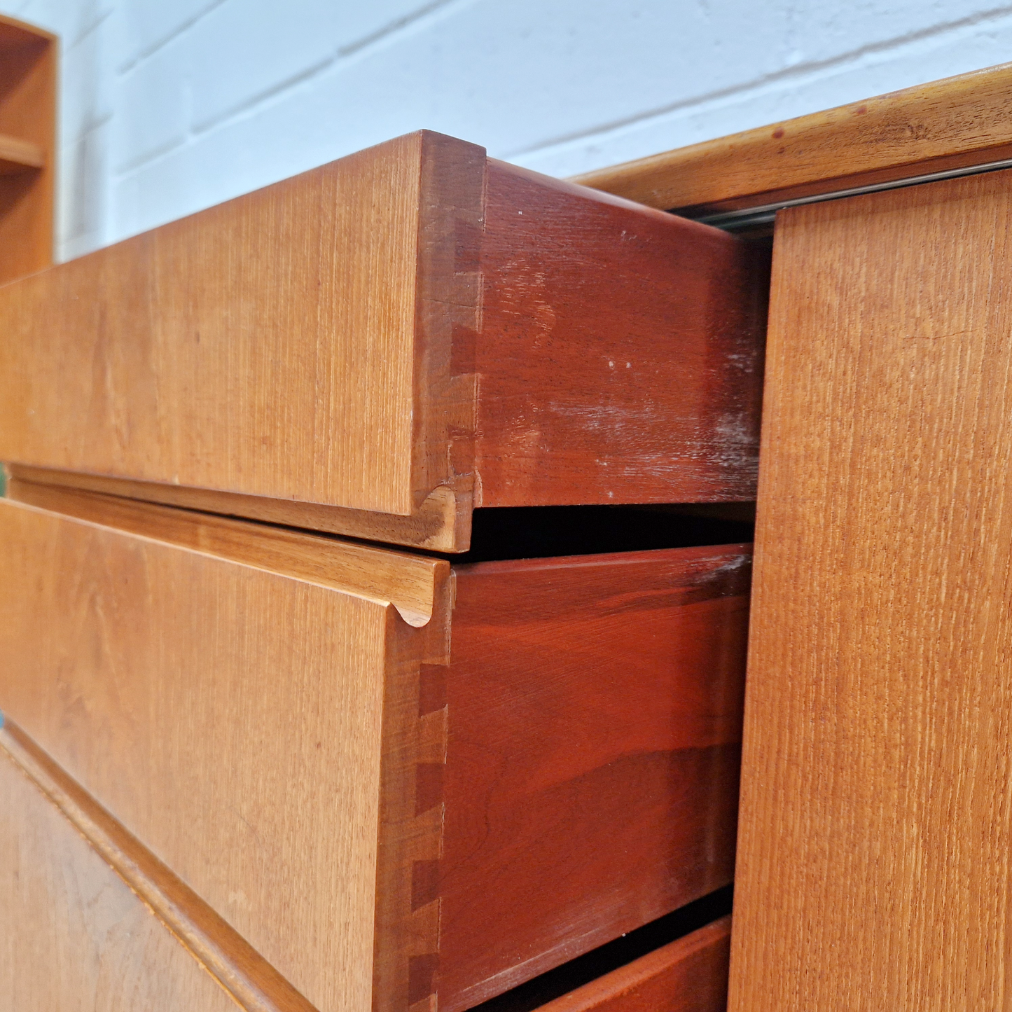 Jentique Vintage Mid Century 1960s Danish Design Sideboard Credenza