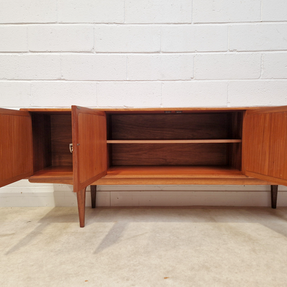 John Herbert For Younger Vintage Mid Century Danish Design Long John Sideboard Buffet Credenza