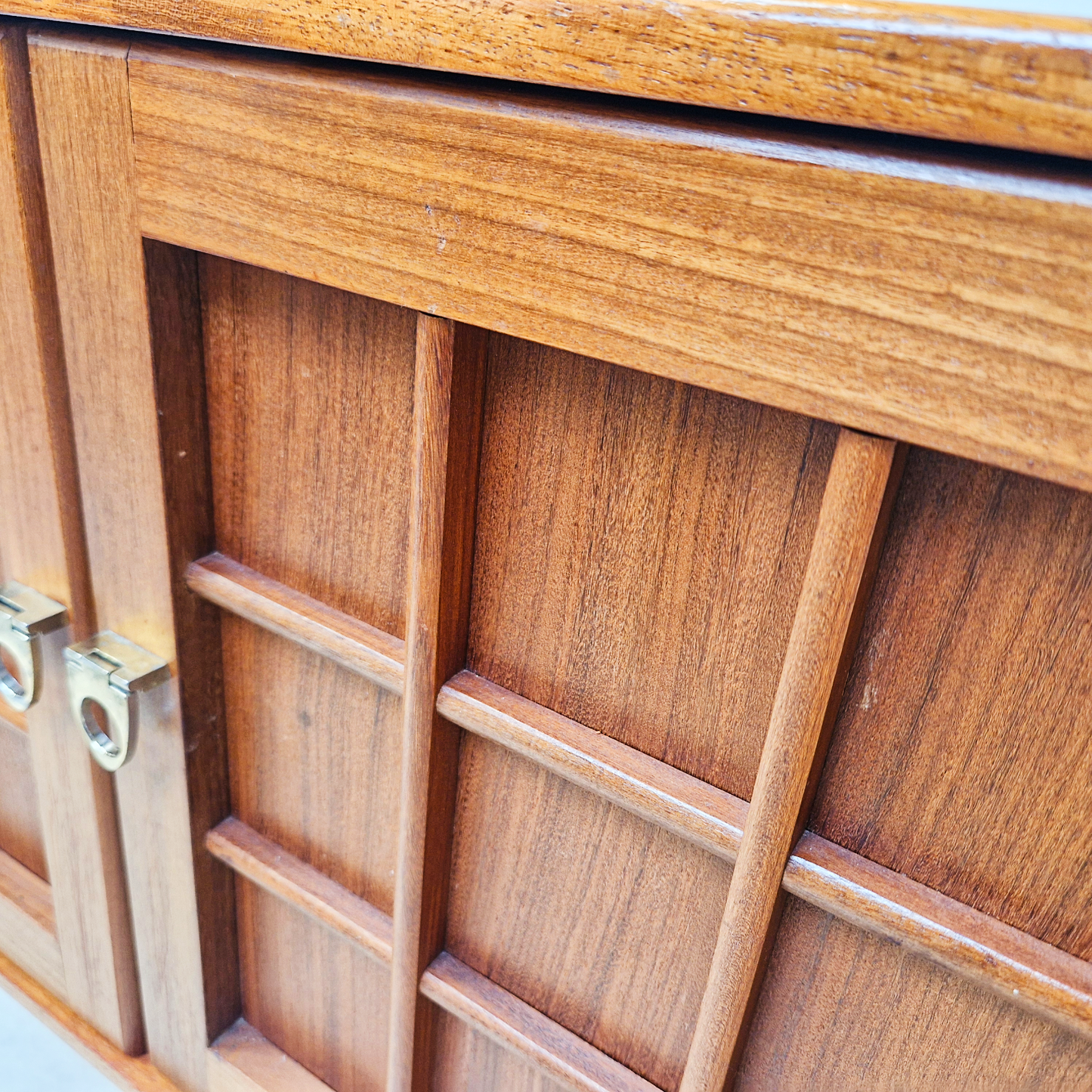 John Herbert For Younger Vintage Mid Century Danish Design Long John Sideboard Buffet Credenza