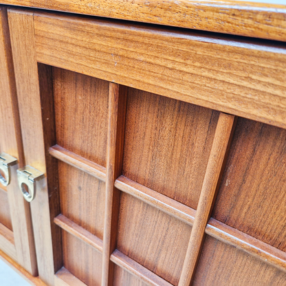 John Herbert For Younger Vintage Mid Century Danish Design Long John Sideboard Buffet Credenza