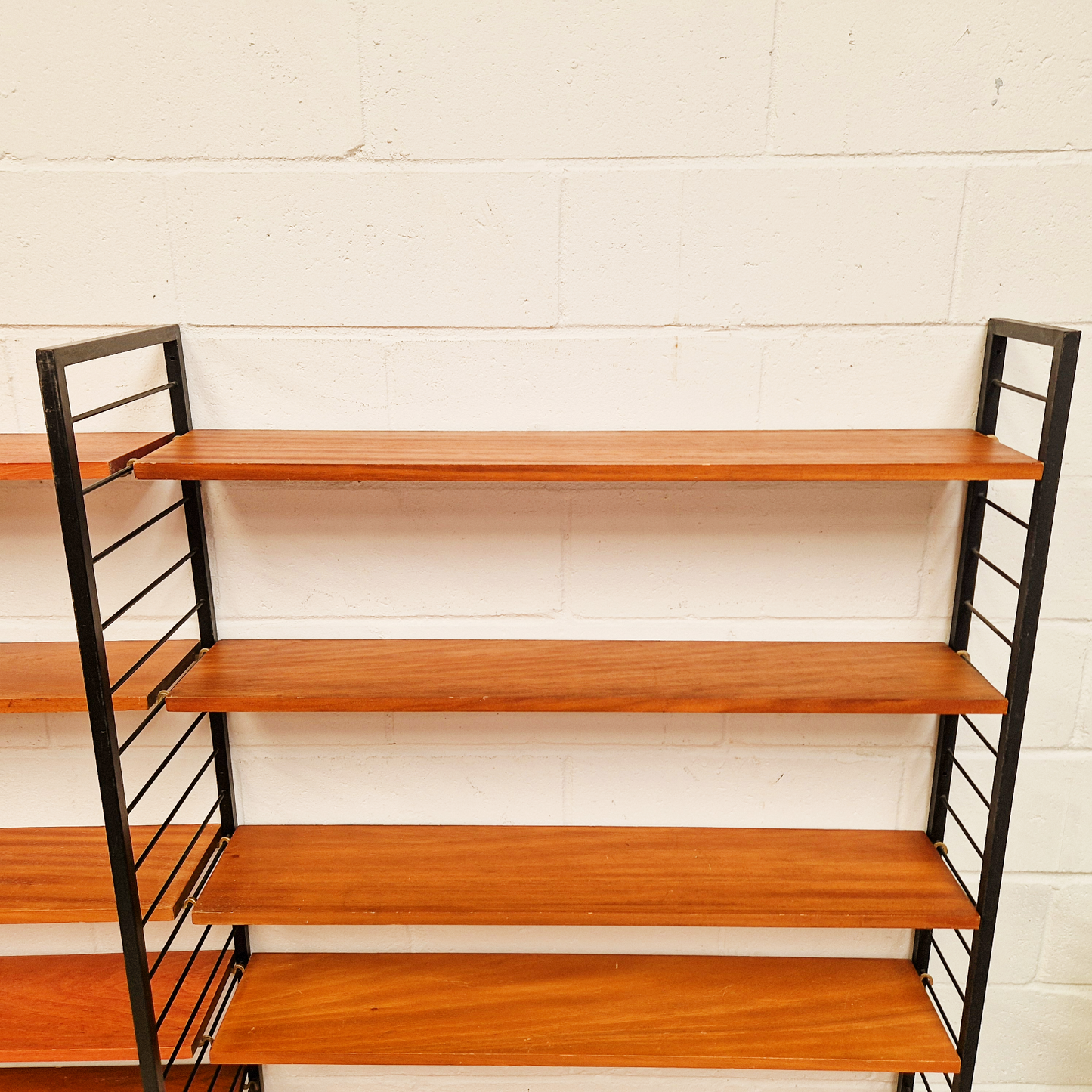 Robert Heal for Heal's Staples Ladderax Vintage 1960s Mid Century 3 Bay Danish Design Cabinet Sideboard