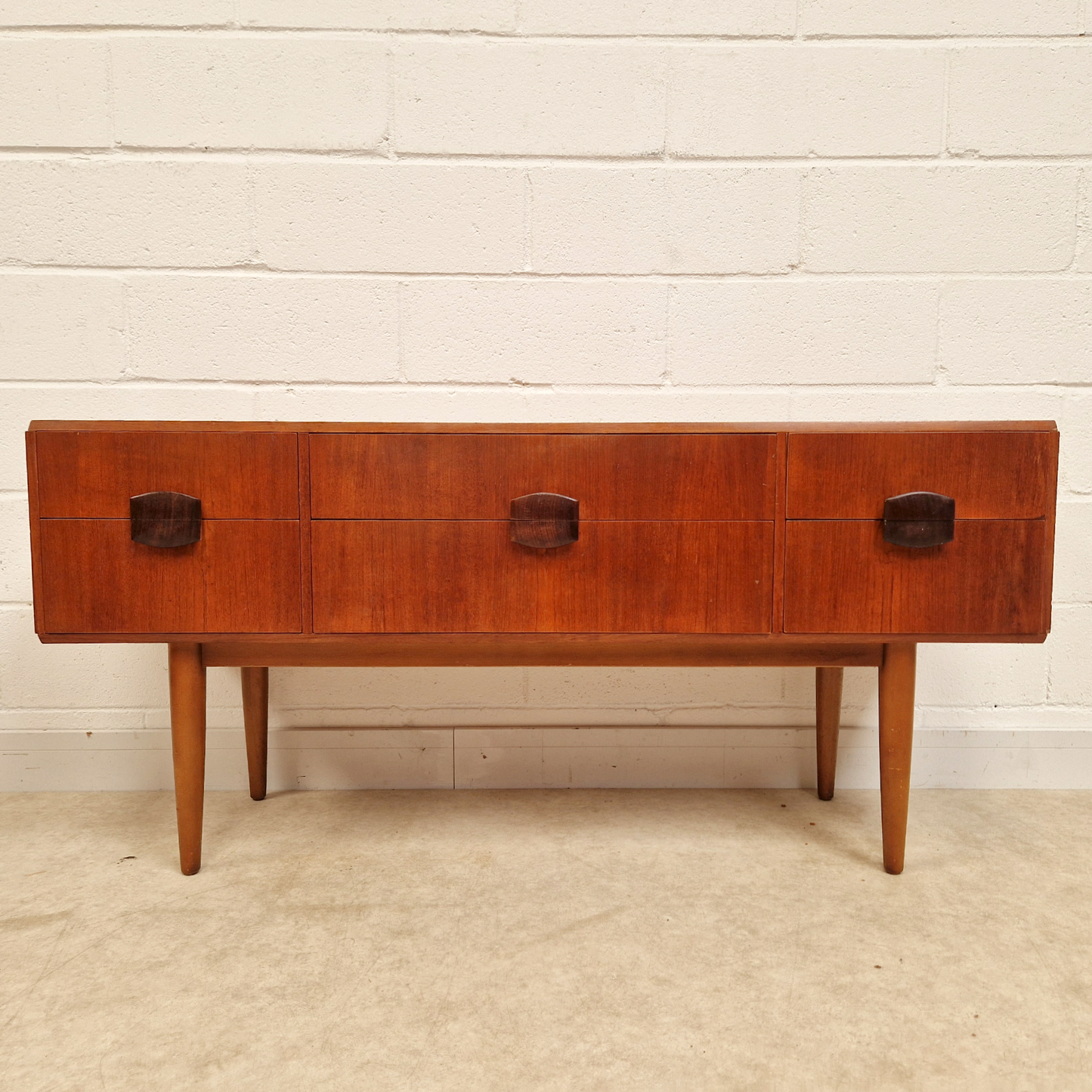 Vintage Mid Century 1960s Compact Danish Design Sideboard Credenza PG286