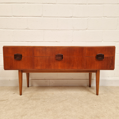 Vintage Mid Century 1960s Compact Danish Design Sideboard Credenza PG286