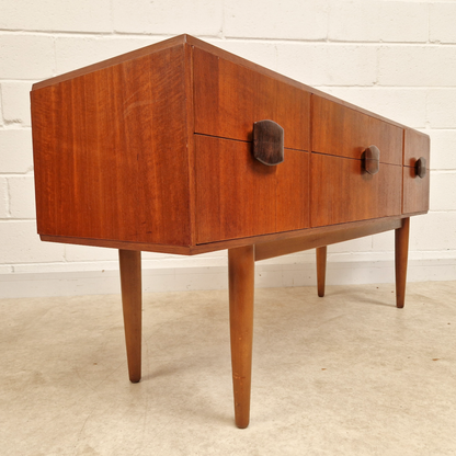 Vintage Mid Century 1960s Compact Danish Design Sideboard Credenza PG286