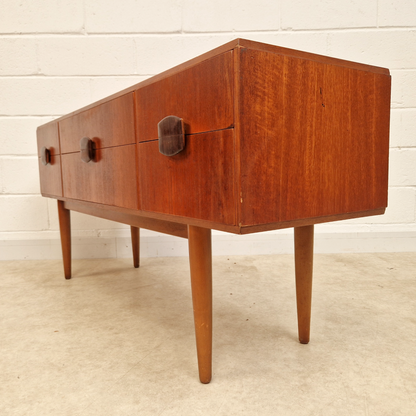 Vintage Mid Century 1960s Compact Danish Design Sideboard Credenza PG286