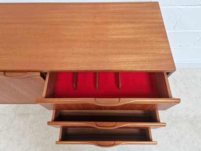 McIntosh Vintage Mid Century Medium Teak Danish Design Compact Sideboard