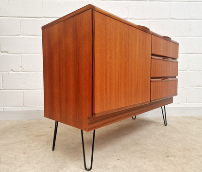 McIntosh Vintage Mid Century Medium Teak Danish Design Compact Sideboard