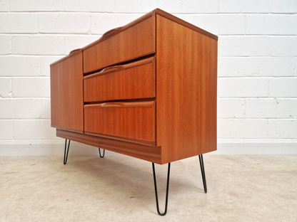 McIntosh Vintage Mid Century Medium Teak Danish Design Compact Sideboard