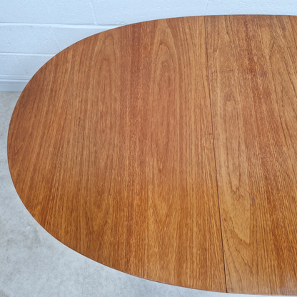 Nathan Vintage Mid Century Teak Danish Design Drop Leaf Dining Table