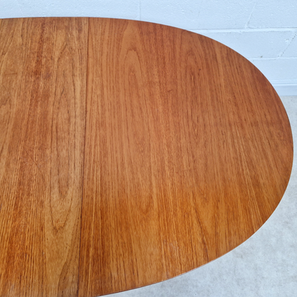Nathan Vintage Mid Century Teak Danish Design Drop Leaf Dining Table