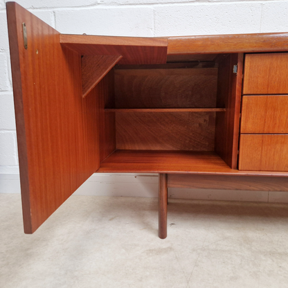 Vintage Mid Century Danish Design Long John Sideboard Buffet Credenza Drinks Cabinet