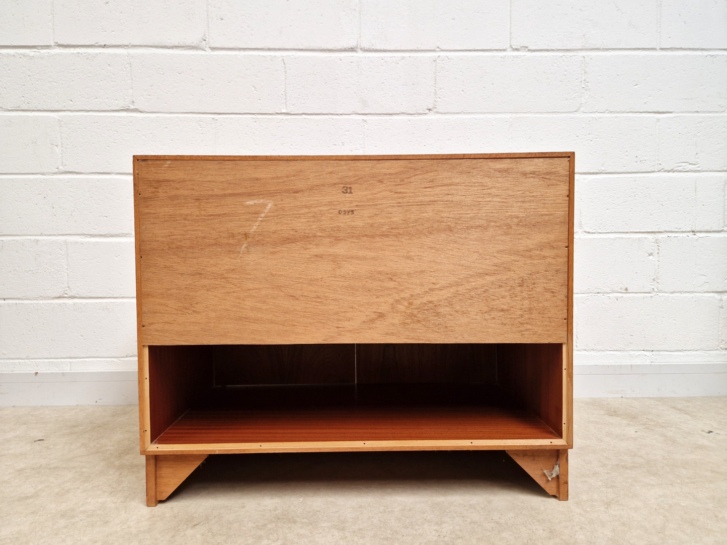G Plan Sierra Red Label Vintage Compact Mid Century Teak Retro Compact Sideboard