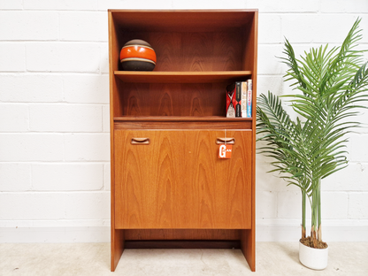 G Plan Fresco Vintage Mid Century Danish Design Bookcase Sideboard Drinks Cabinet Combination