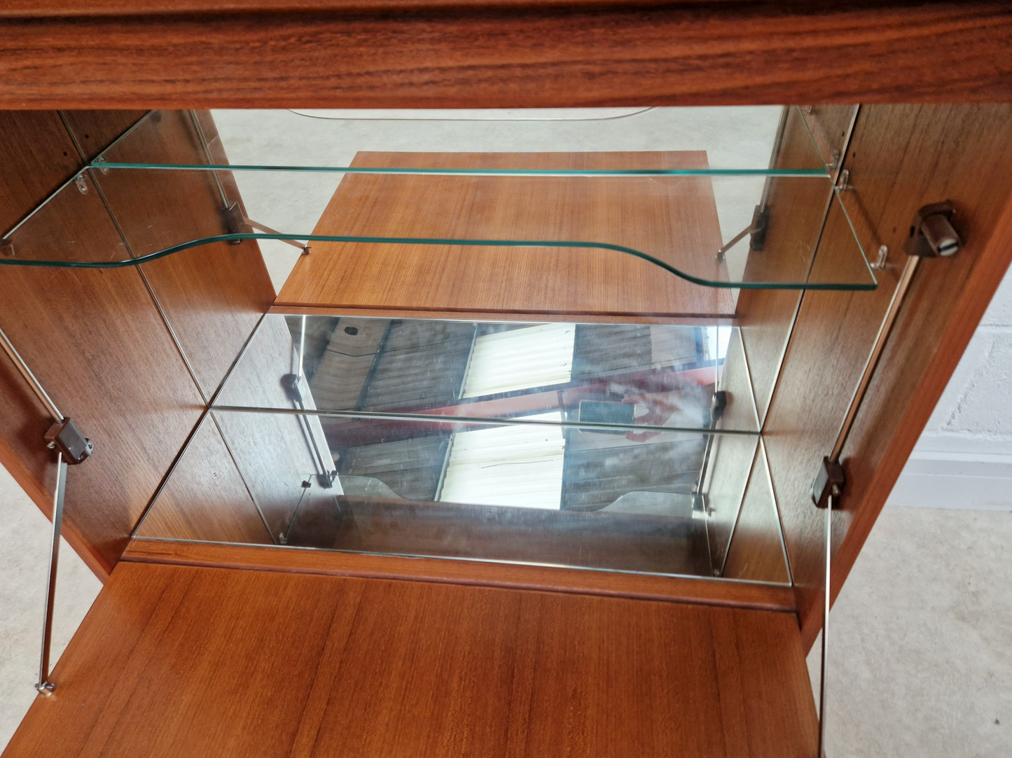 G Plan Fresco Vintage Mid Century Danish Design Bookcase Sideboard Drinks Cabinet Combination